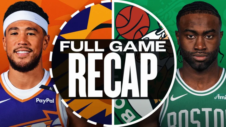 boston celtics vs phoenix suns match player stats